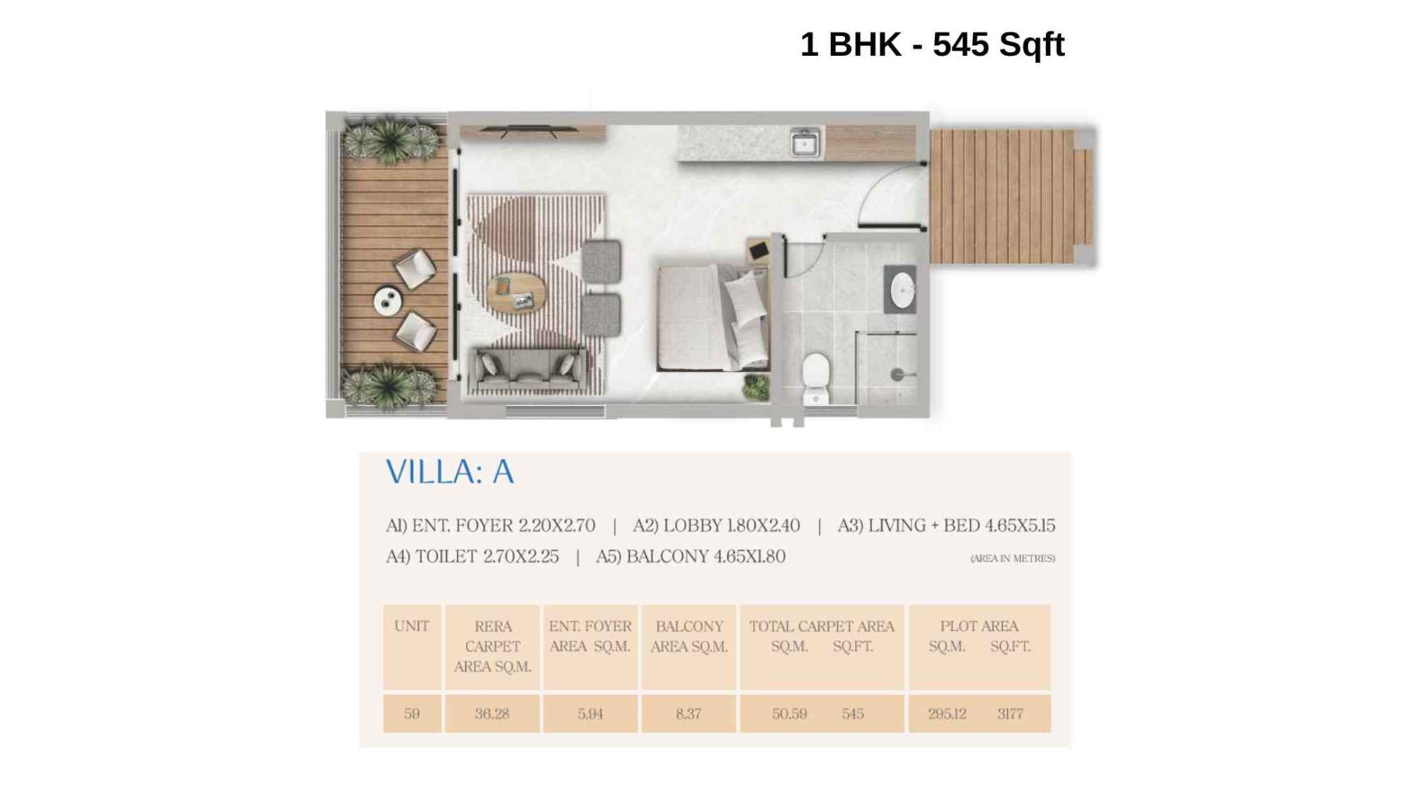 Paranjape-Shrivega-Floor-Plan-1-BHK-545-Sqft-Bungalow