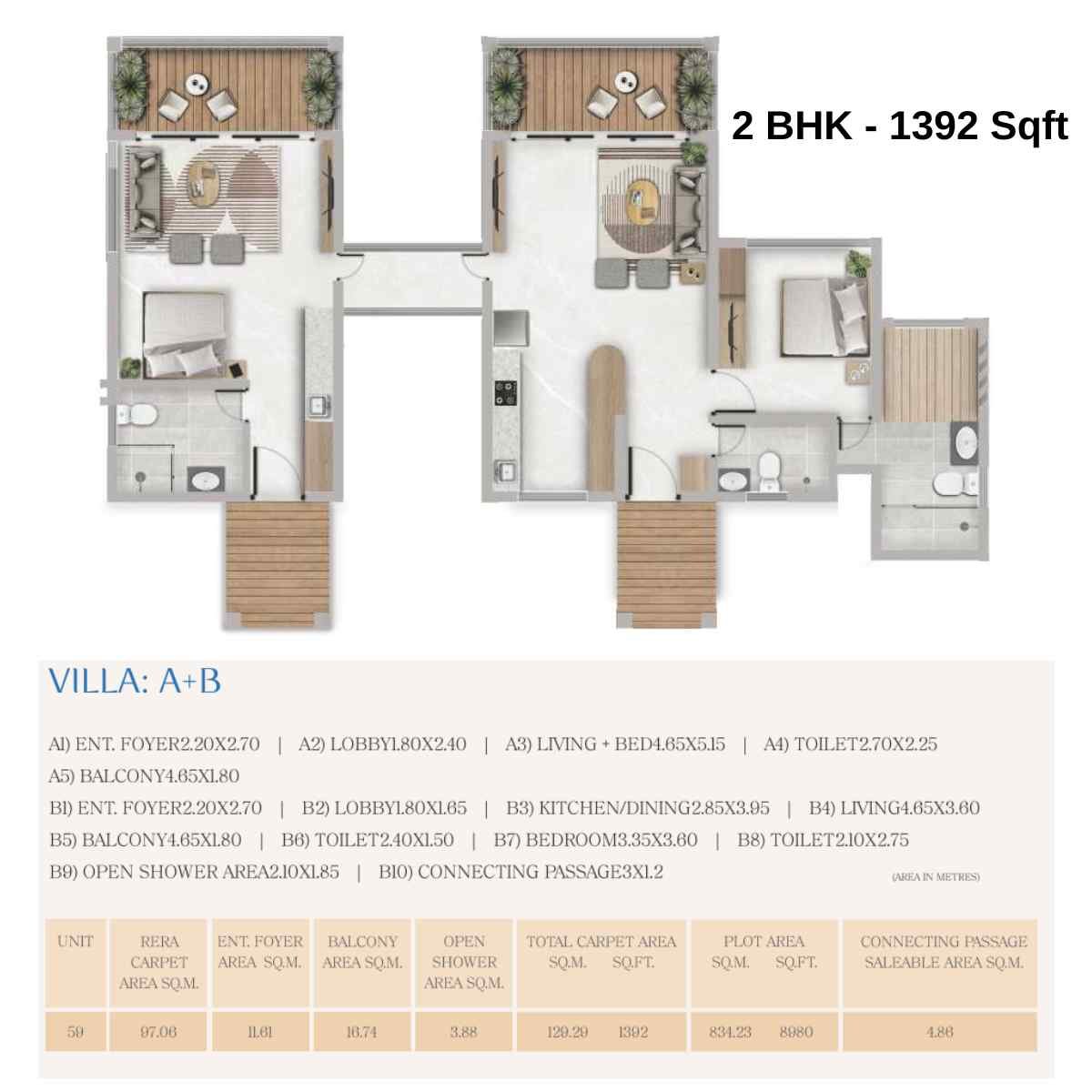 Paranjape-Shrivega-Floor-Plan-Jodi-Villa-A-B-2-BHK-1392-Sqft